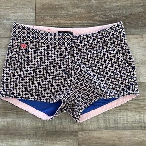 Southern Marsh Black and White High Waist Shorts